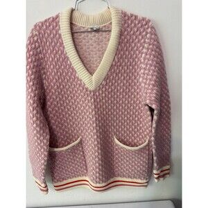 KULE SHELBY PATCH POCKET CASHMERE SWEATER medium